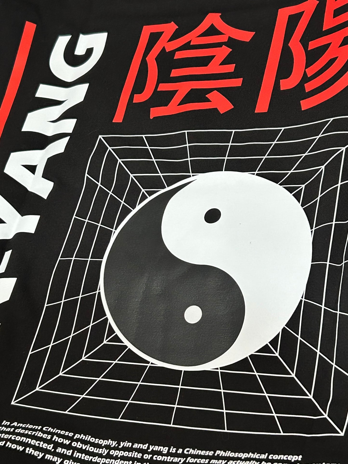 Camiseta Oversize Yin-Yang