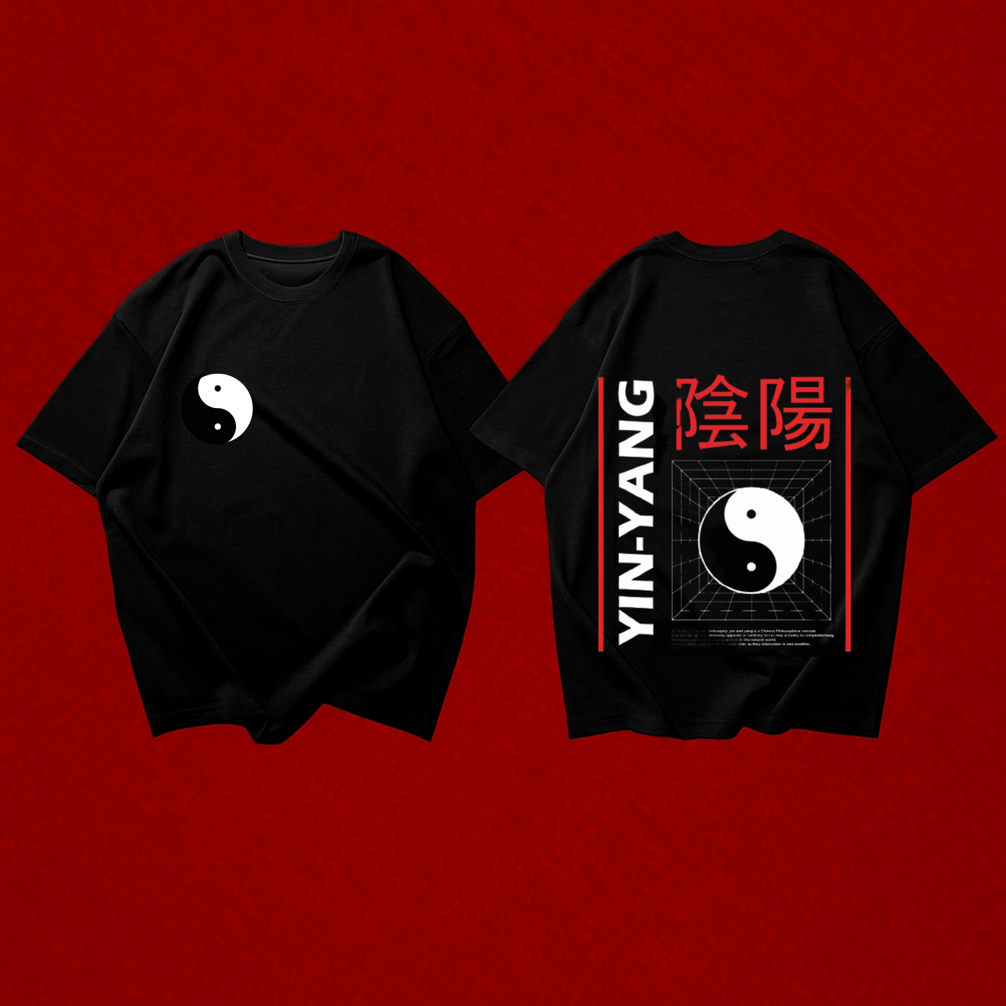 Camiseta Oversize Yin-Yang
