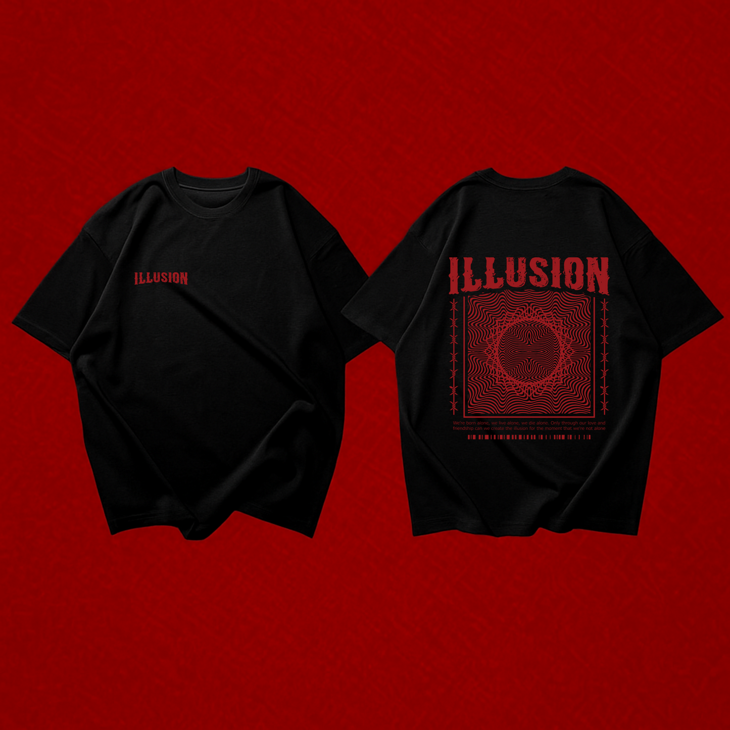 Camiseta Oversize Illusion